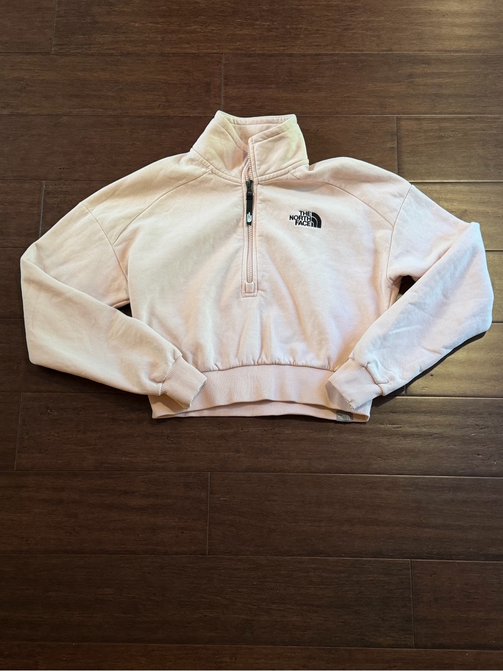 The North Face Pale Pink Half-Zip Pullover